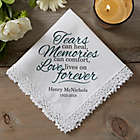 Alternate image 0 for Love Lives On Linen Handkerchief