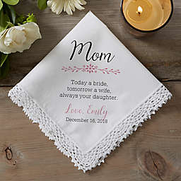 Mother of the Bride Wedding Handkerchief