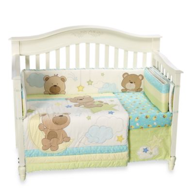 teddy bear crib bedding set