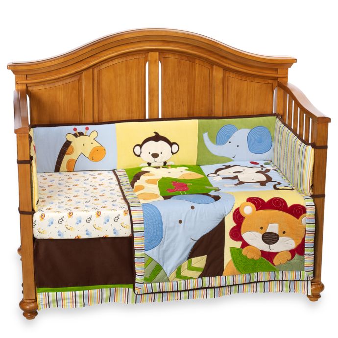 Too Good By Jenny Mccarthy Jungle Jubilee 9 Piece Crib Bedding