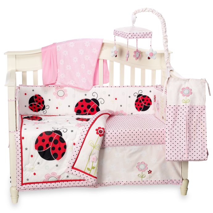 Too Good By Jenny Mccarthy Pretty In Pink 5 Piece Crib Bedding