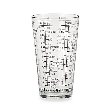Mix-n-Measure&trade; Multi-Purpose Glass Measuring Cup. View a larger version of this product image.