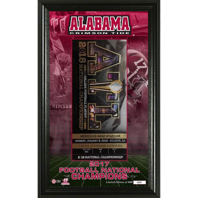 University Of Alabama 2017 Football National Champions