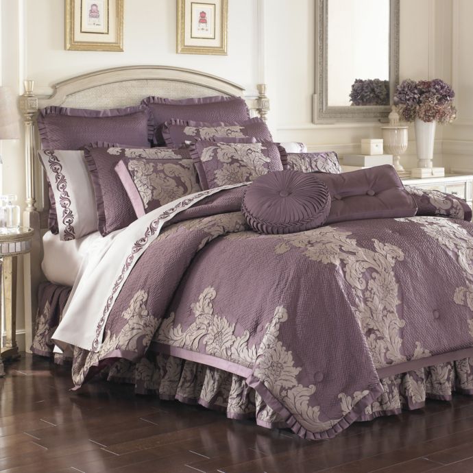 Anastasia Purple Comforter Sets | Bed Bath & Beyond