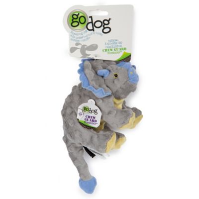 purple dinosaur dog toy