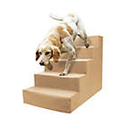 Alternate image 0 for Precious Tails High Density Foam 5 Step Pet Stairs in Camel
