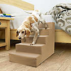 Alternate image 1 for Precious Tails High Density Foam 5 Step Pet Stairs in Camel