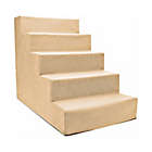 Alternate image 4 for Precious Tails High Density Foam 5 Step Pet Stairs in Camel