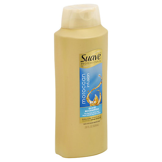 Alternate image 1 for Suave® 28 fl. oz. Moroccan Infusion Shine Shampoo