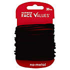 Alternate image 0 for Harmon&reg; Face Values&trade; 30-Count Thin Elastic Band Ponytail Holders in Black