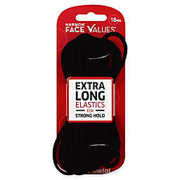 Harmon® Face Values™ 16-Count Elastic XL Thick Ponytail Holders in Black