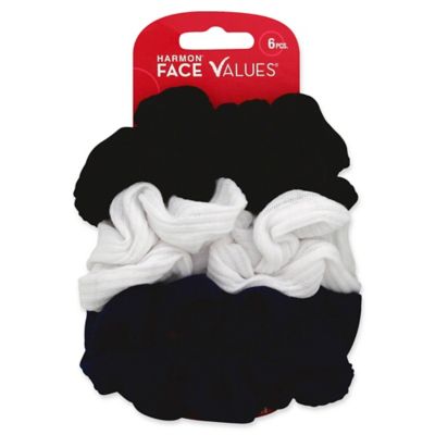 Harmon&reg; Face Values&trade; 6-Pack Large Elastic Scrunchies