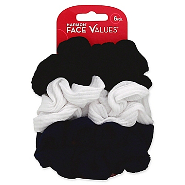 Harmon&reg; Face Values&trade; 6-Pack Large Elastic Scrunchies. View a larger version of this product image.