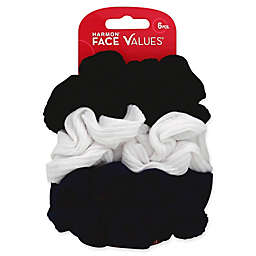 Harmon® Face Values™ 6-Pack Large Elastic Scrunchies