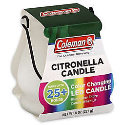 Coleman® 8 oz. Color Changing LED Outdoor Citronella Scented Candle
