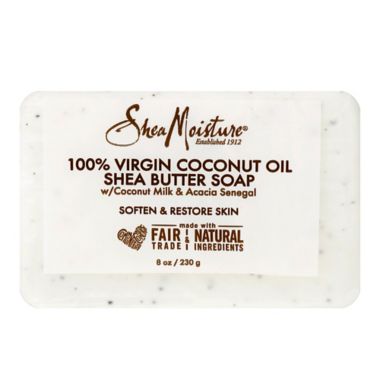 SheaMoisture&reg; 8 oz. 100% Virgin Coconut Oil Shea Butter Soap. View a larger version of this product image.