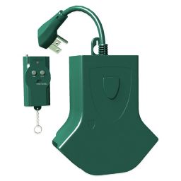 3-Outlet Outdoor Remote Control Power Hub