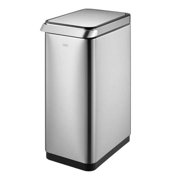 EKO Touch Pro Stainless Steel Step Bin 50-Liter Recycler Trash Can ...