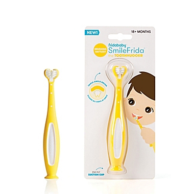 Fridababy SmileFrida Toddler Toothbrush in Yellow. View a larger version of this product image.