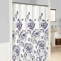 Purple Shower Curtains Bed Bath Beyond, Purple Afro Shower Curtain