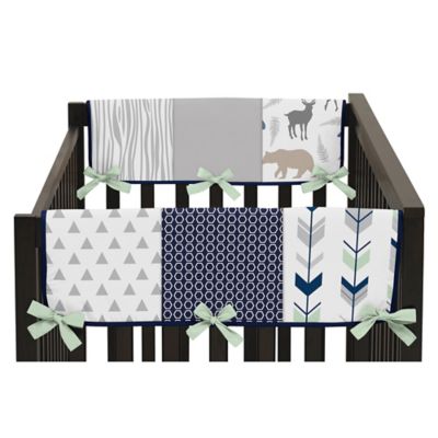 sweet jojo navy and mint woodsy