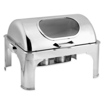 Nautilus 9 qt. Rectangular Chafer with Roll-Top Cover