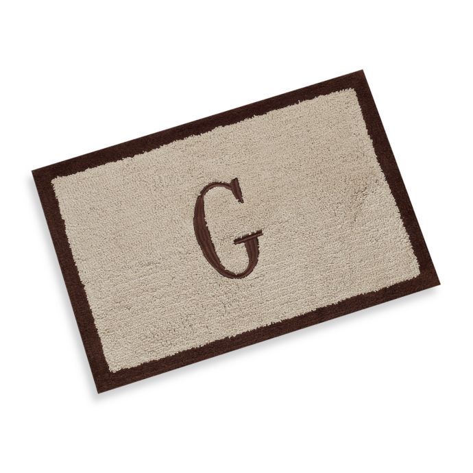 Premier Monogram Bath Rug By Avanti G Bed Bath Beyond