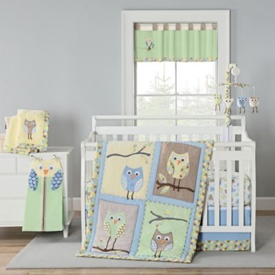 owl crib set