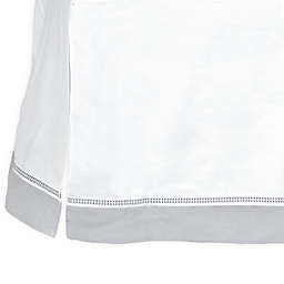 Just Born® Dream Broken Stripe Crib Skirt in Grey/White