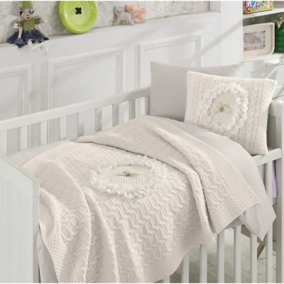 cream crib bedding