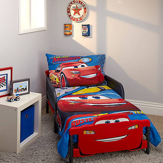 Alternate image 1 for Disney® Cars 3 Rusteze Racing Team 4-Piece Toddler Bedding Set