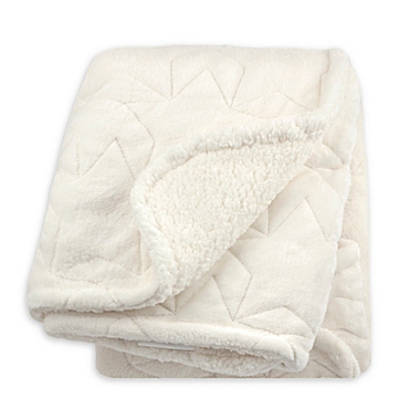 Just Born&reg; Star Luxury Blanket in Ivory. View a larger version of this product image.
