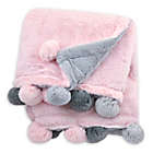 Alternate image 0 for Just Born&reg; Pom-Pom Plush Blanket in Pink