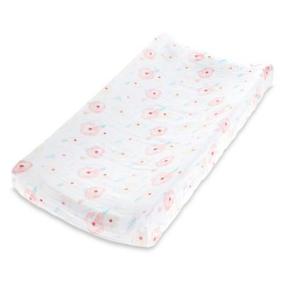 aden + anais&trade; essentials Full Bloom Muslin Changing Pad Cover