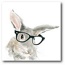 Courtside Market Cute Critter Rabbit 12-Inch Square Canvas Wall Art
