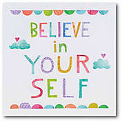 Courtside Market Unicorn Magic VI &quot;Believe in Yourself&quot; 16-Inch Square Canvas Wall Art