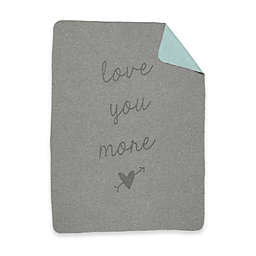 Robeez® "Love You More" Baby Blanket in Grey