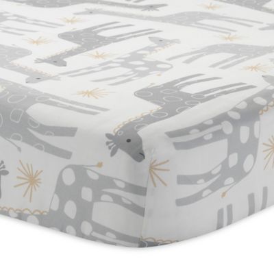 giraffe print crib sheets