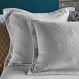 Frette At Home Malachite European Pillow Sham in White