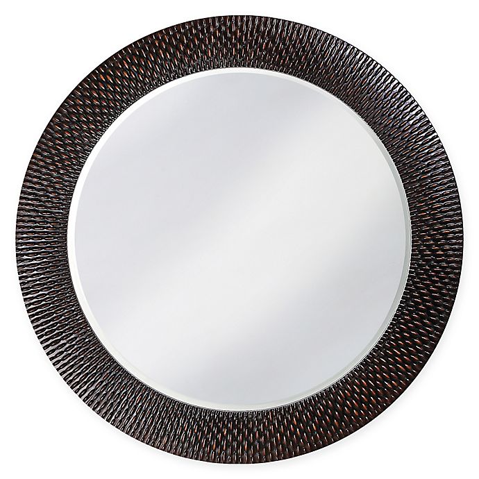 Howard Elliottt® Bergman 54-Inch Round Mirror in Copper | Bed Bath & Beyond