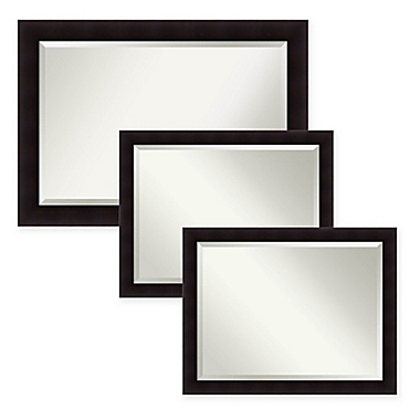 Amanti Art Portico Bathroom Mirror in Espresso. View a larger version of this product image.