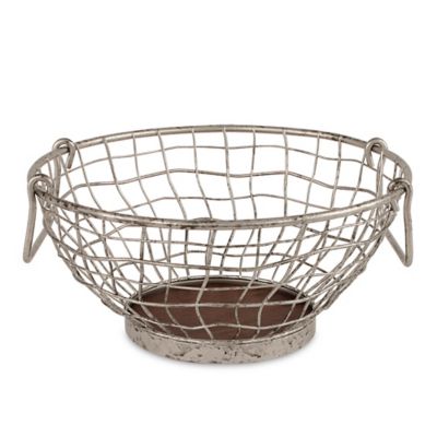 Spectrum&trade; Heritage Galvanized Metal Fruit Bowl