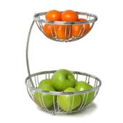 Spectrum&trade; Contempo Metal Arched 2-Tier Server in Chrome