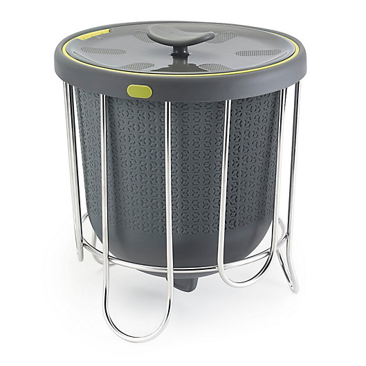 Alternate image 1 for Polder® 1-Gallon Kitchen Compost Bucket in Grey