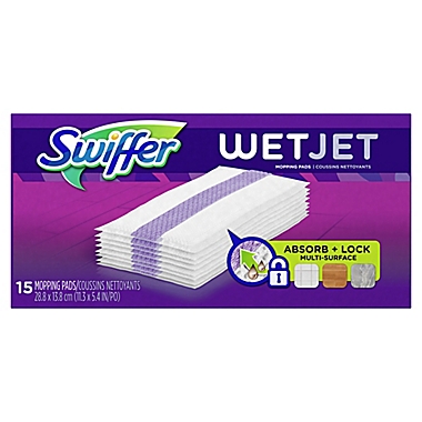 Swiffer&reg; WetJet&trade; 15-Count Hardwood Floor Cleaner Refill. View a larger version of this product image.