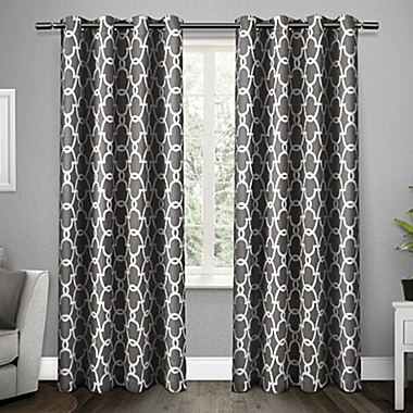 Gates Grommet Top Room Darkening Window Curtain Panels (Set of 2). View a larger version of this product image.