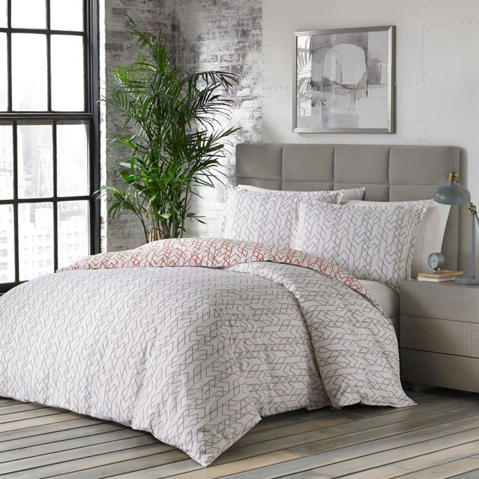 City Scene Nile Reversible Duvet Cover Set Bed Bath Beyond