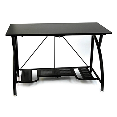 Black for sale online Origami RDE-01B Wooden Foldable Computer Desk 