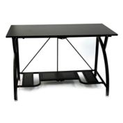Origami Folding Computer Desk in Black