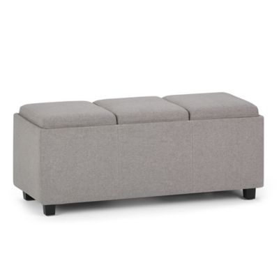Simpli Home Amherst 48 Inch Entryway Bench Bed Bath Beyond